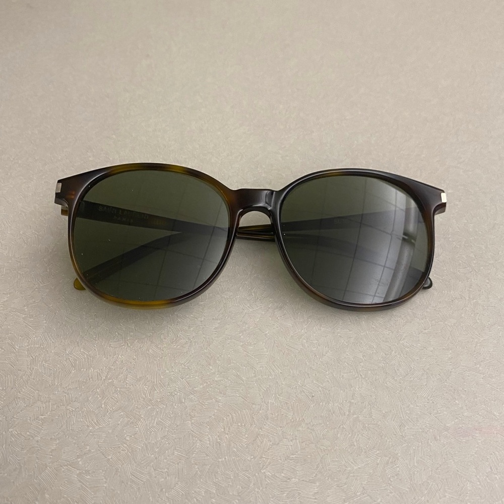 Saint Laurent Brown Havana Sunglasses - Picture 3 of 4